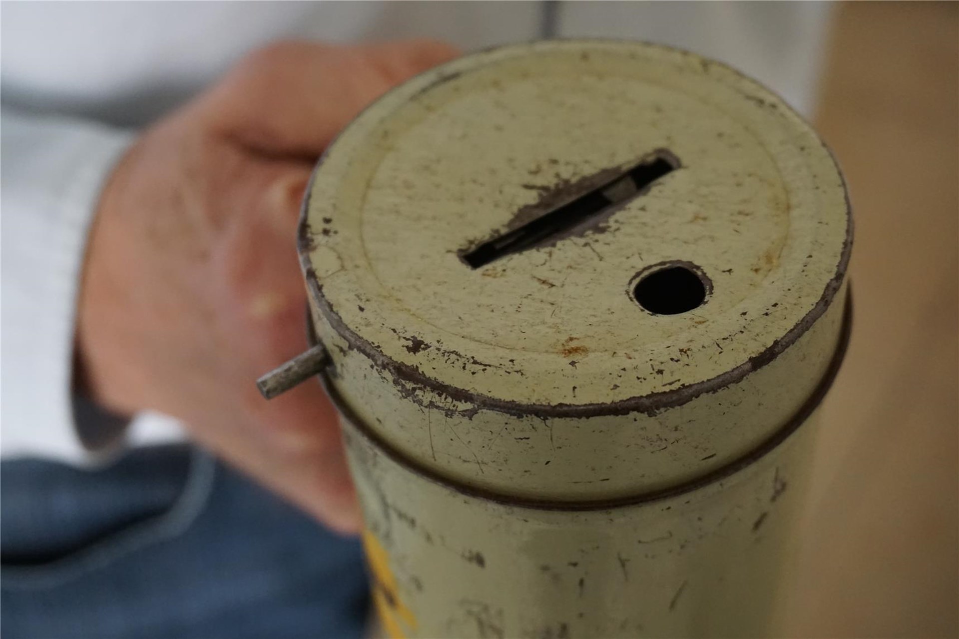 Historische Spendendose