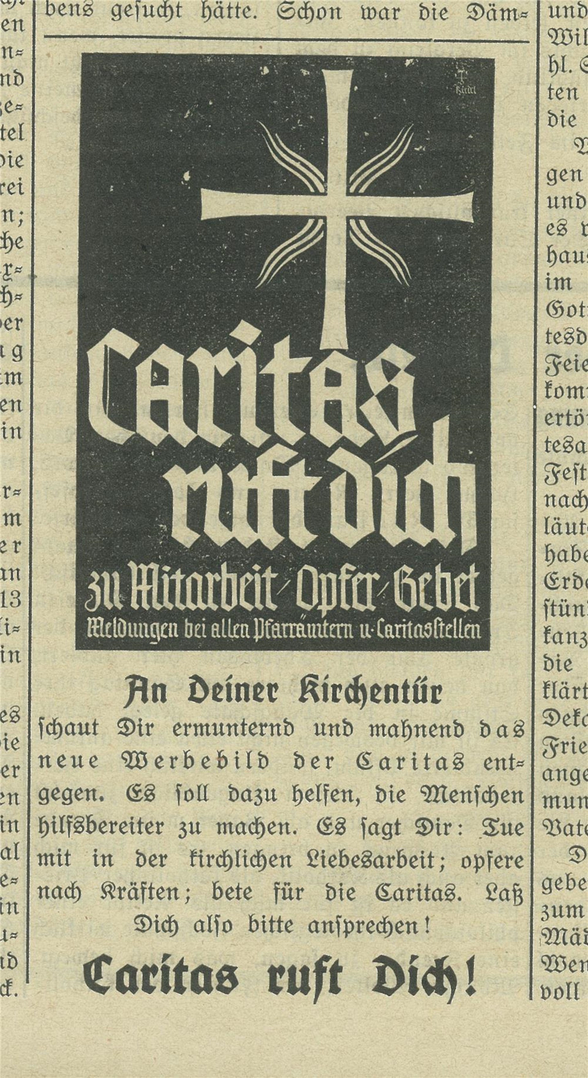 Sammlungsaufruf 1935